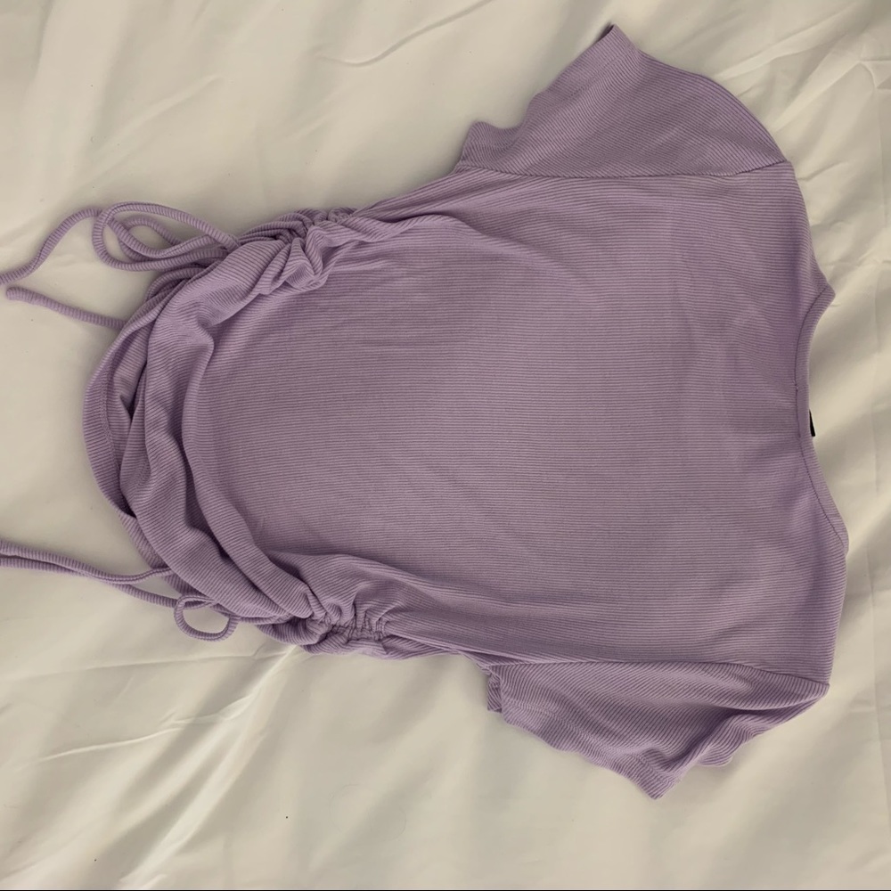 Princess Polly Purple Naeve Ruched Tee - Picture 7 of 8